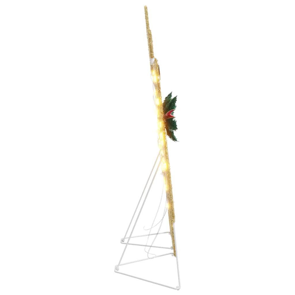 LED Rentiere 2 stk. Warmes Weiß 45 x 19 x 65 cm Stoff
