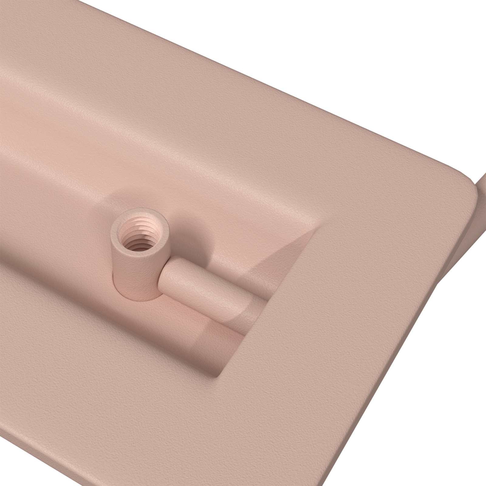 Schrankgriffe 2 stk. Rosa 85 x 45 mm Metall