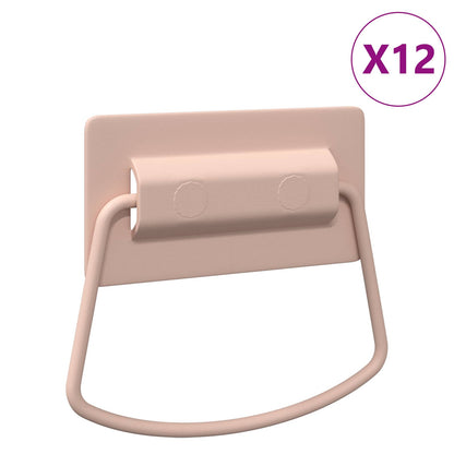 Schrankgriffe 12 stk. Rosa 85 x 45 mm Metall