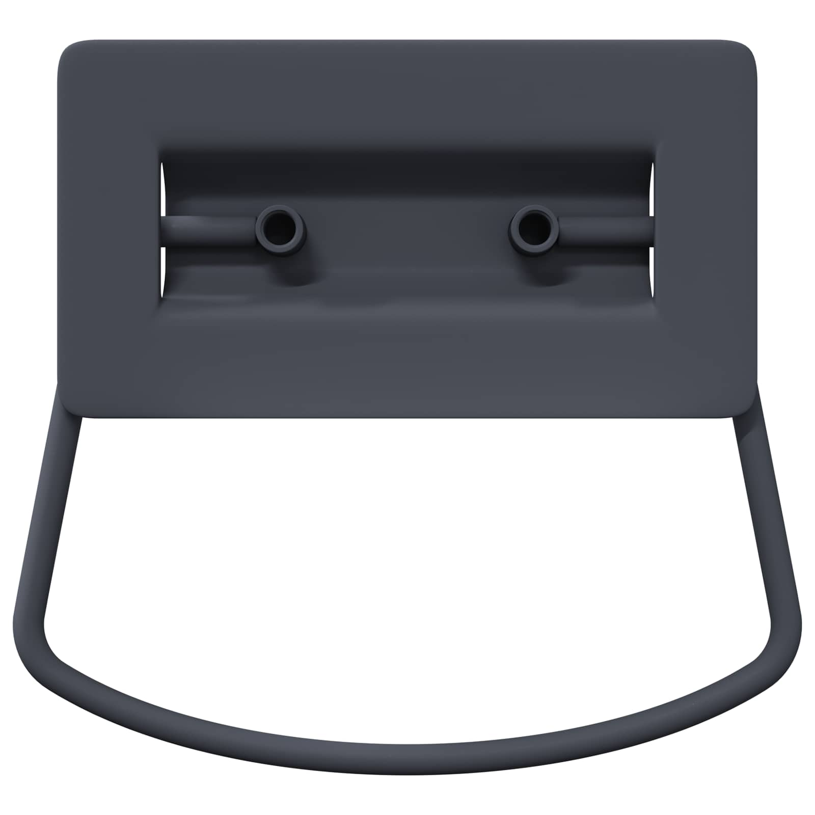 Schrankgriffe 2 stk. Anthrazit 85 x 45 mm Metall