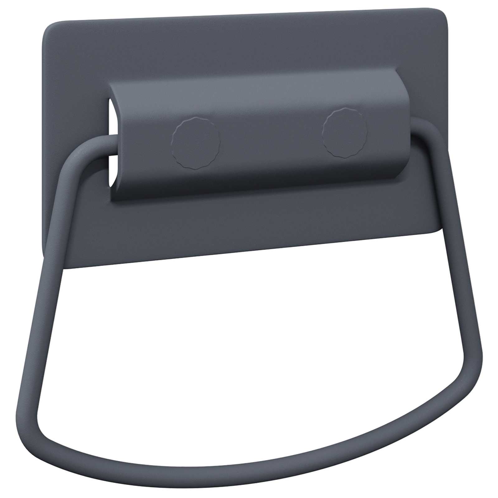 Schrankgriffe 12 stk. Anthrazit 85 x 45 mm Metall