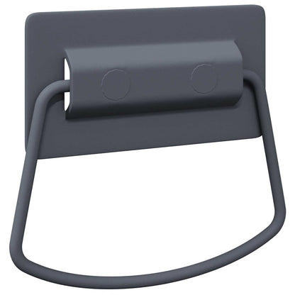 Schrankgriffe 12 stk. Anthrazit 85 x 45 mm Metall