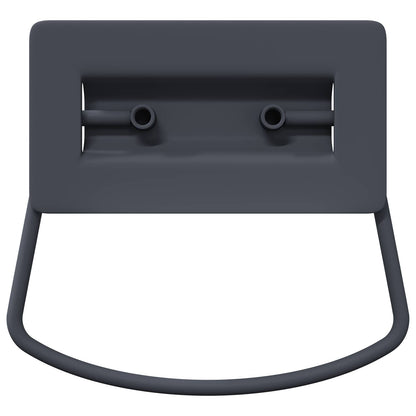 Schrankgriffe 12 stk. Anthrazit 85 x 45 mm Metall