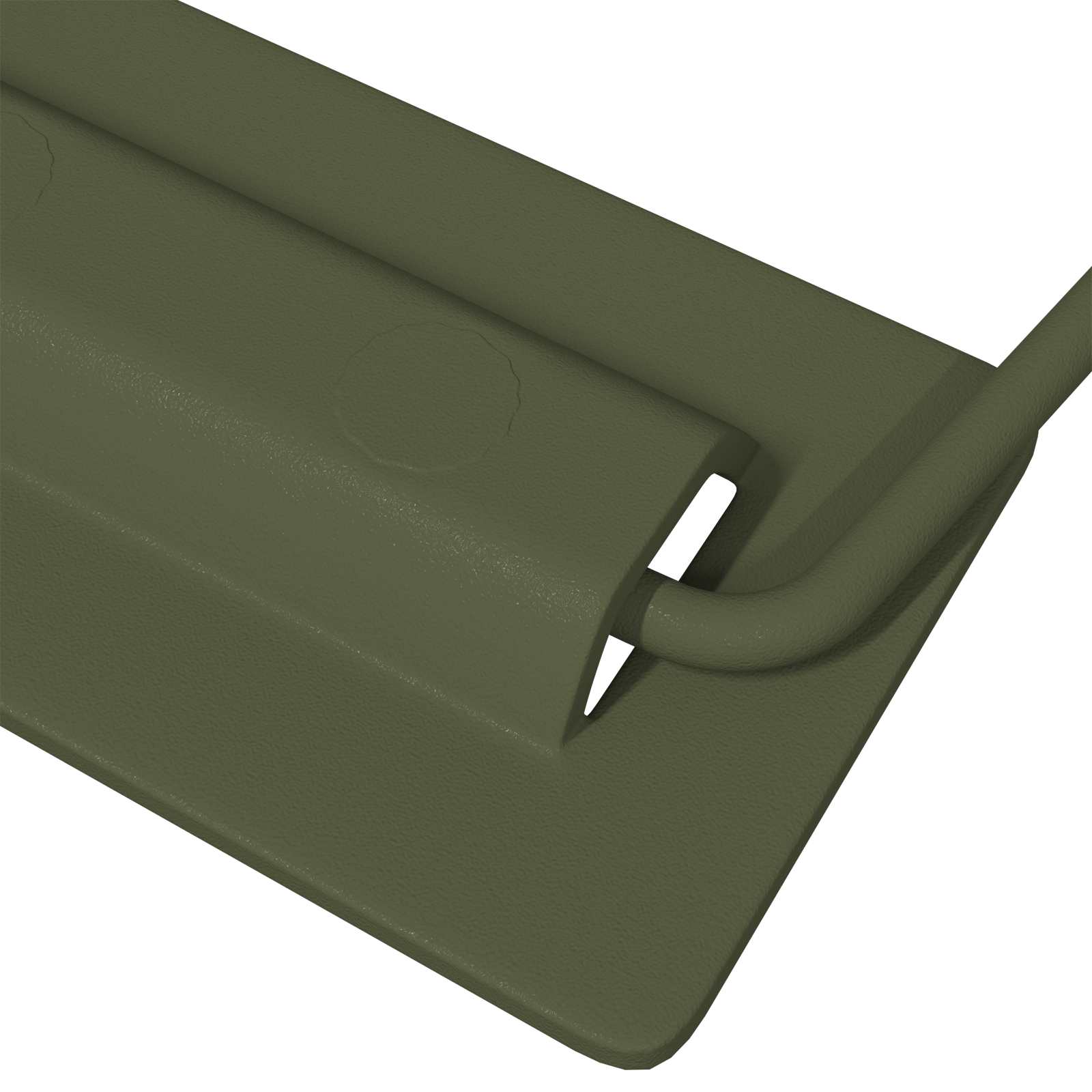 Schrankgriffe 12 stk. Olive Grün 85 x 45 mm Metall