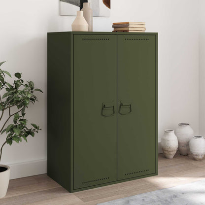 Schrankgriffe 12 stk. Olive Grün 85 x 45 mm Metall