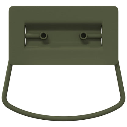 Schrankgriffe 12 stk. Olive Grün 85 x 45 mm Metall