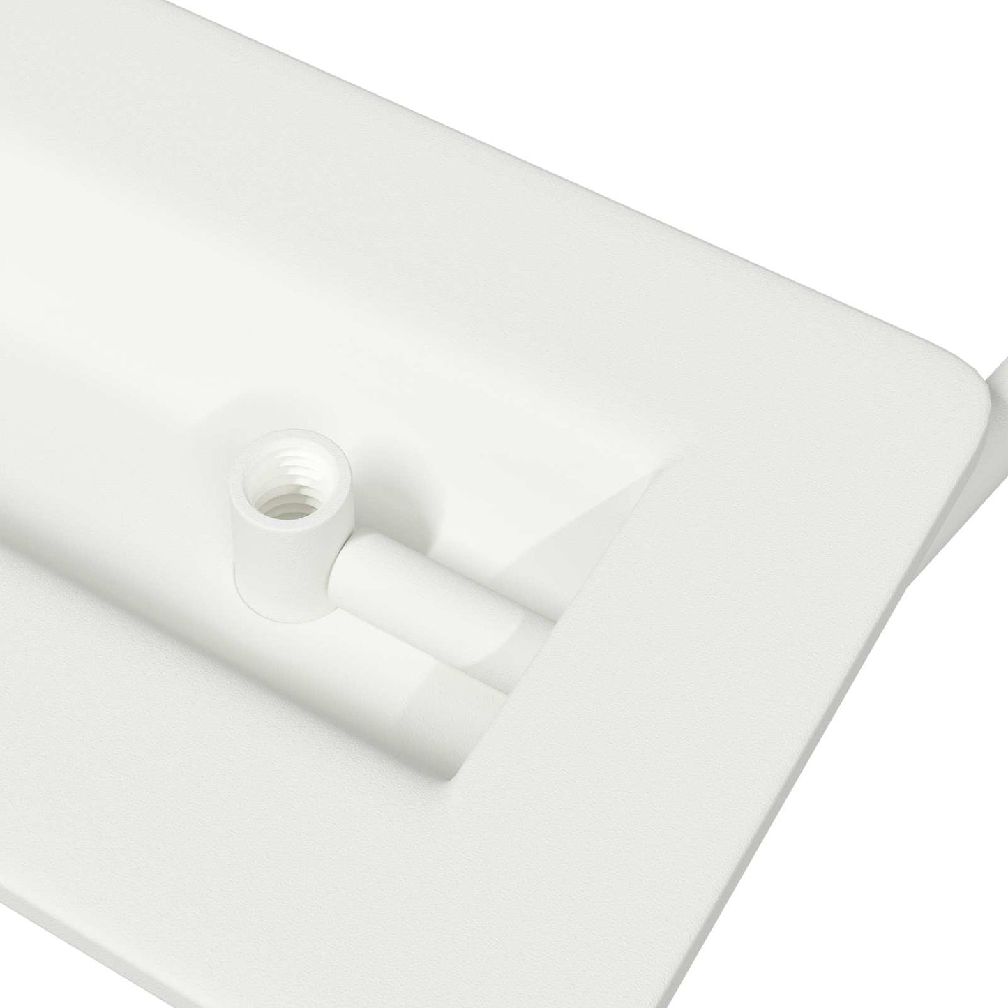 Schrankgriffe 12 stk. Weiß 85 x 45 mm Metall