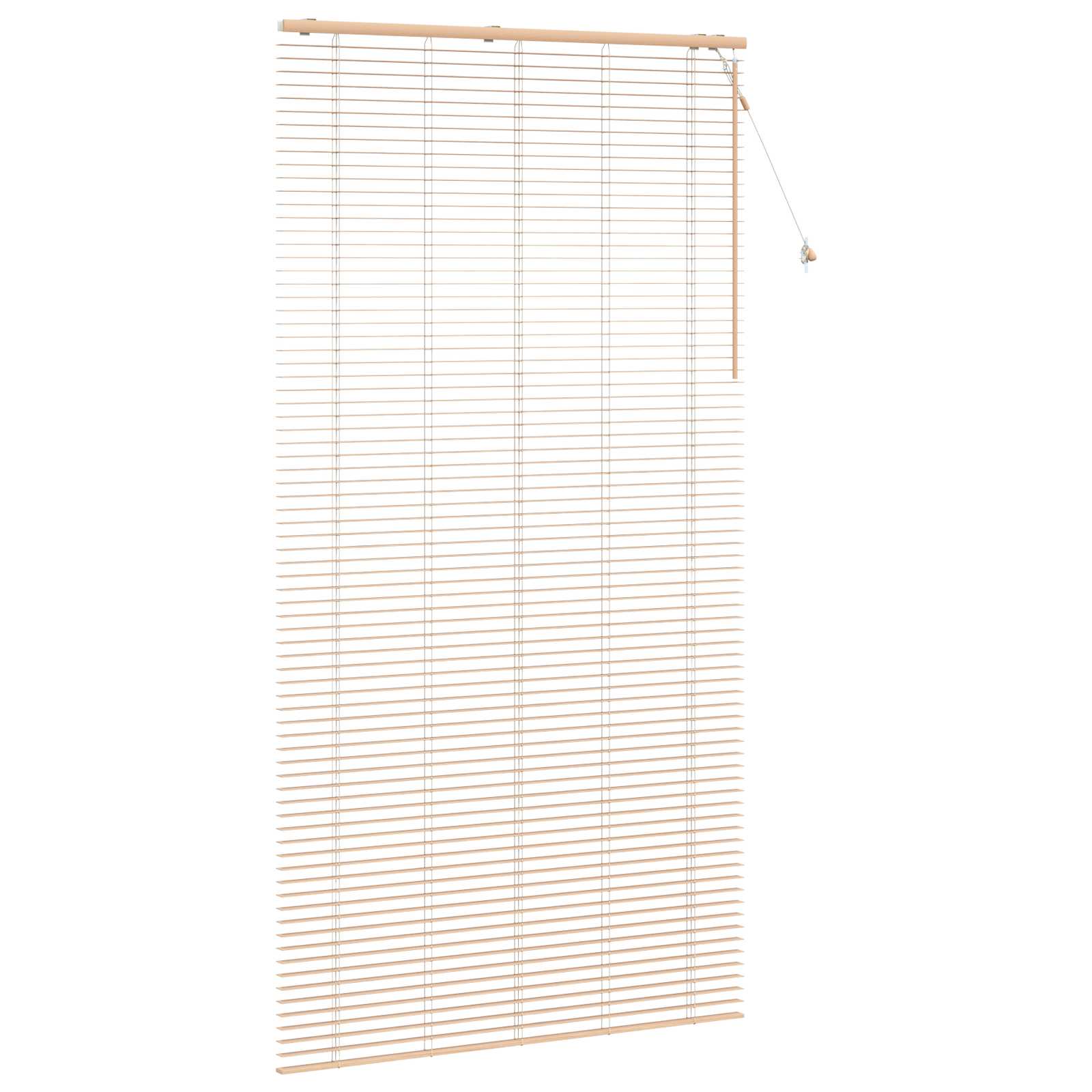 Venezianische Jalousie Eichenoptik 135 x 250 cm 35 mm