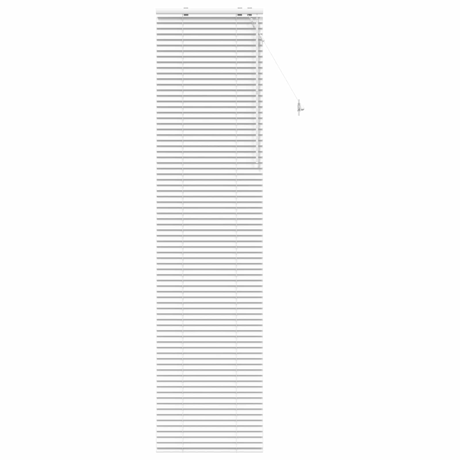 Venezianische Jalousie Weiß 60 x 250 cm 35 mm