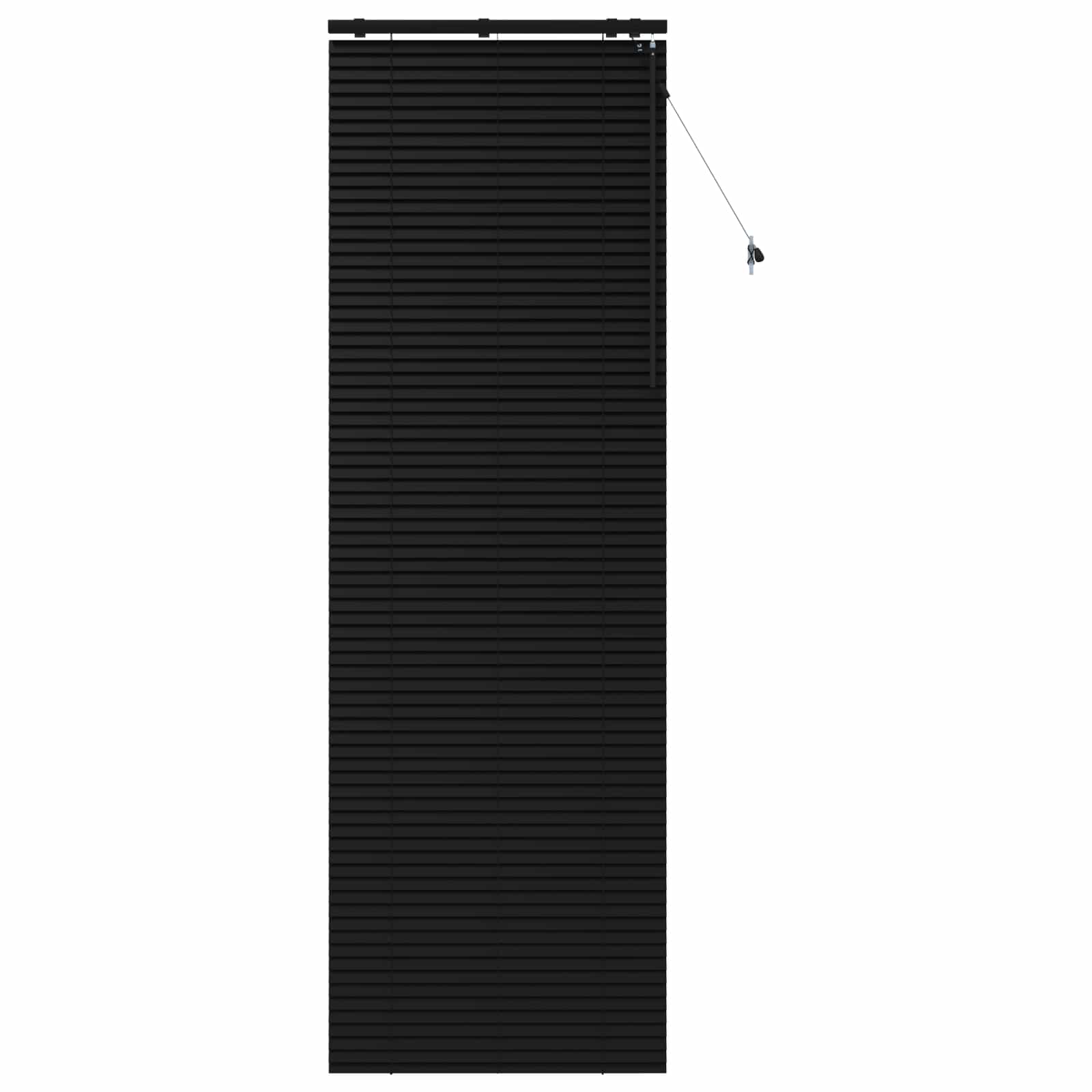 Venezianische Jalousie Schwarz 90 x 250 cm 35 mm
