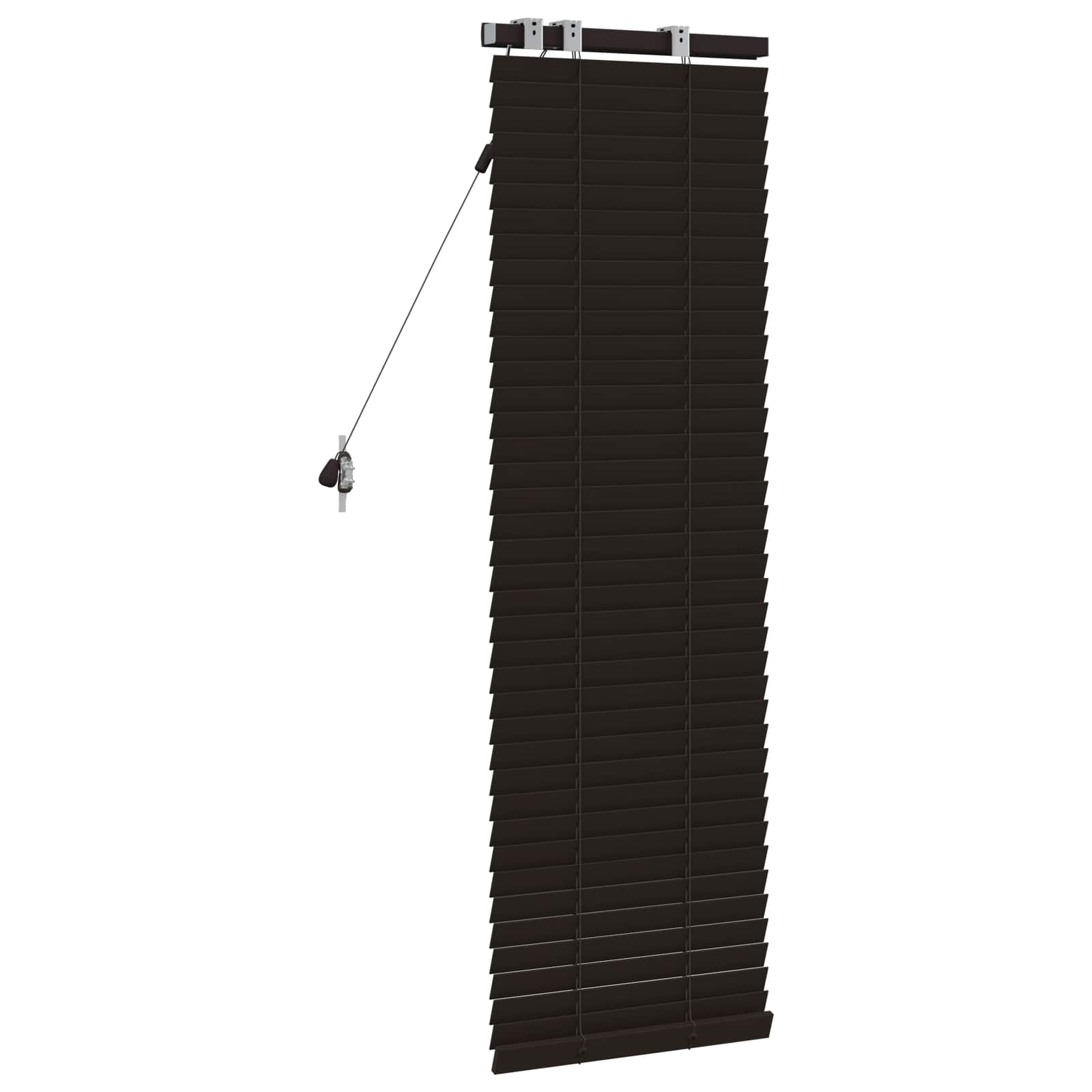 Venezianische Jalousie Dunkelbraun 40 x 130 cm 35 mm