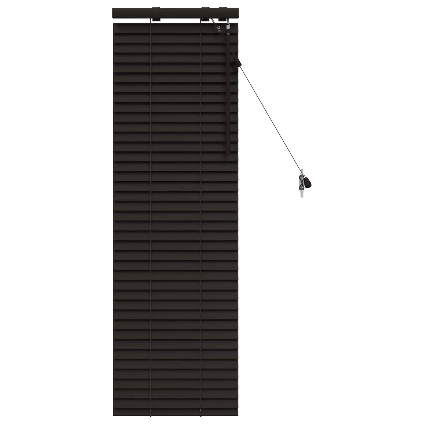 Venezianische Jalousie Dunkelbraun 40 x 130 cm 35 mm