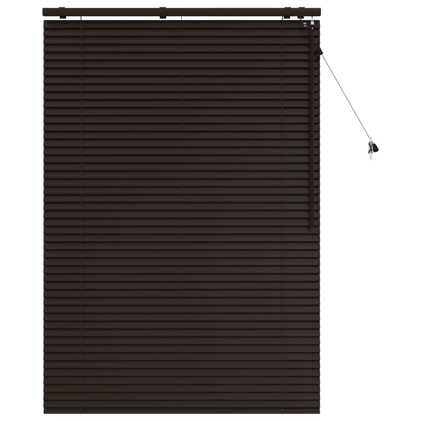 Venezianische Jalousie Dunkelbraun 105 x 160 cm 35 mm