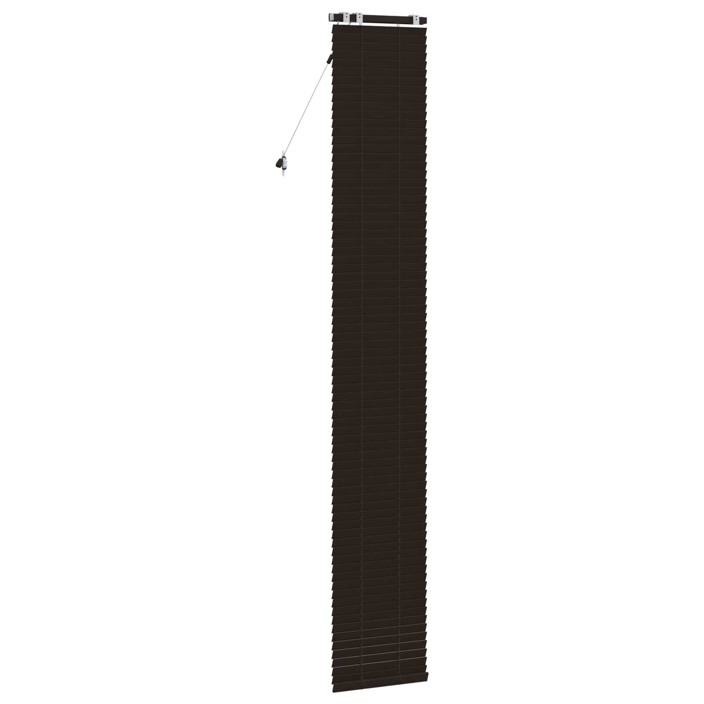 Venezianische Jalousie Dunkelbraun 45 x 250 cm 35 mm