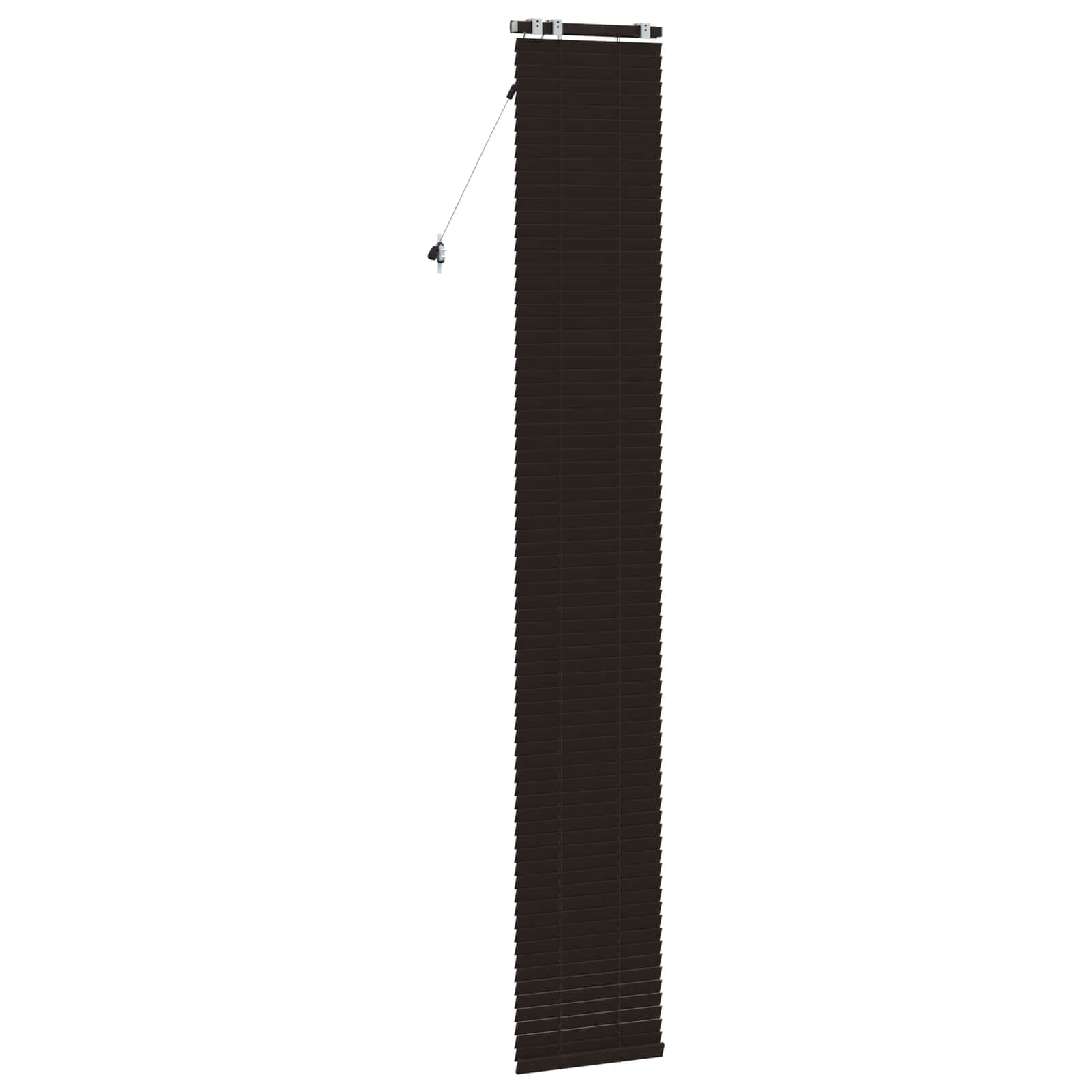 Venezianische Jalousie Dunkelbraun 45 x 250 cm 35 mm
