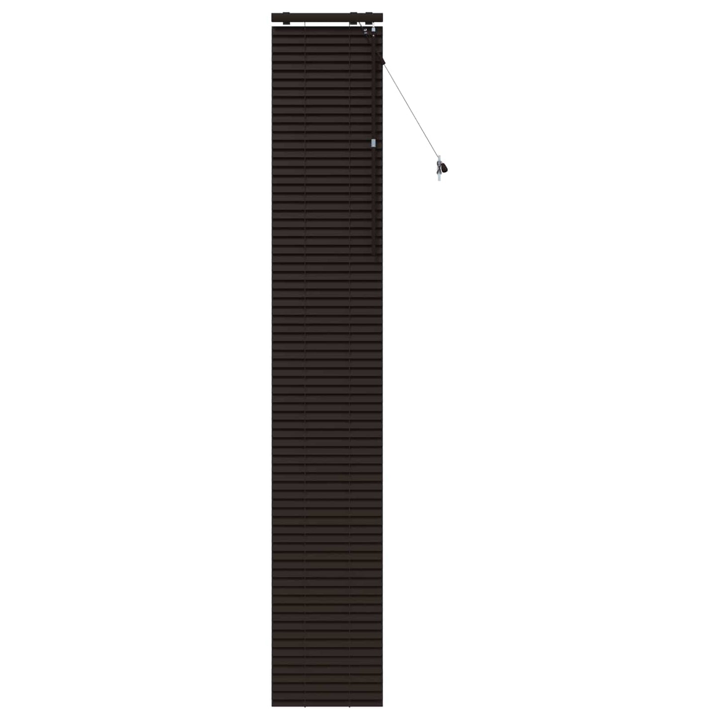 Venezianische Jalousie Dunkelbraun 45 x 250 cm 35 mm