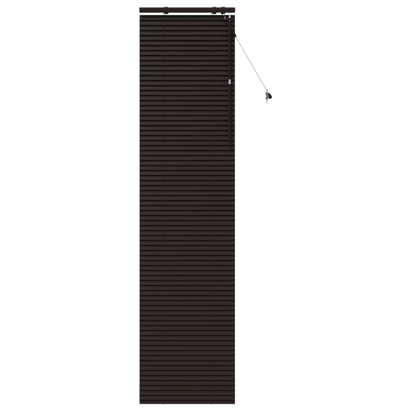Venezianische Jalousie Dunkelbraun 65 x 250 cm 35 mm