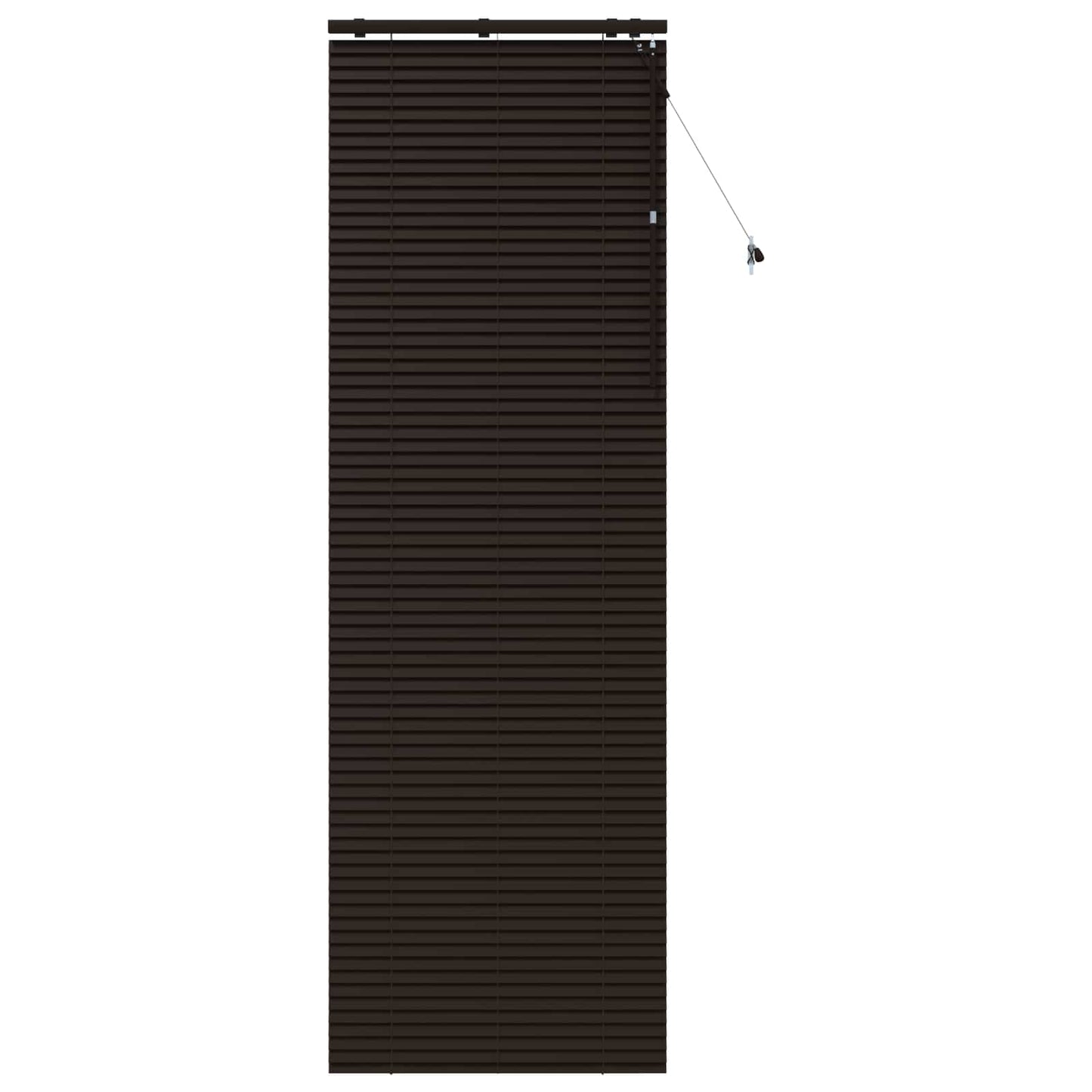 Venezianische Jalousie Dunkelbraun 75 x 250 cm 35 mm