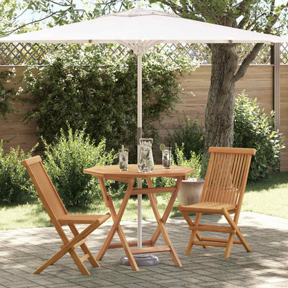 Garten Essgruppe 3 stk. Braun Massivholz Akazie