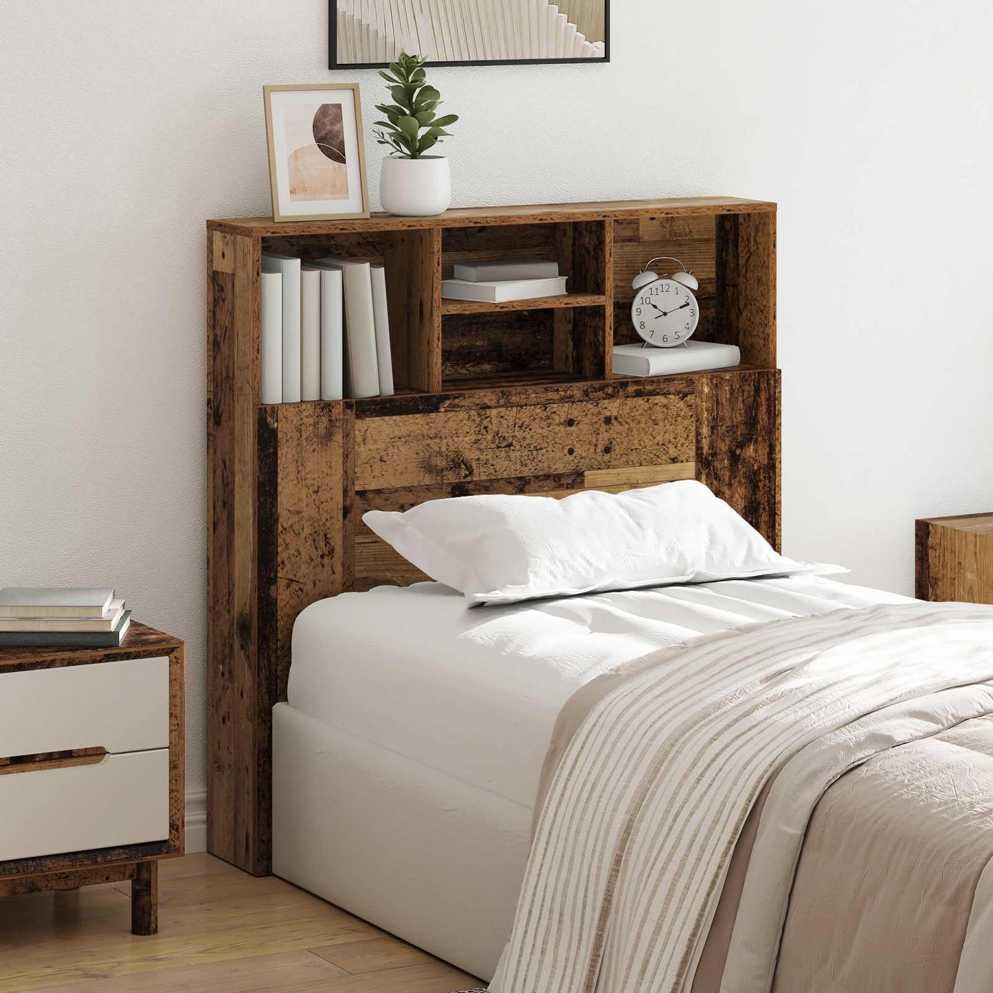 Kopfteil Schrank Altholz Holzwerkstoff