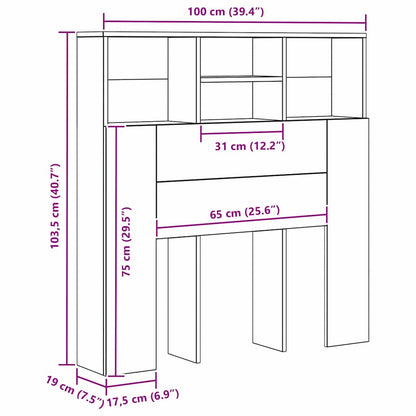 Kopfteil Schrank Altholz Holzwerkstoff