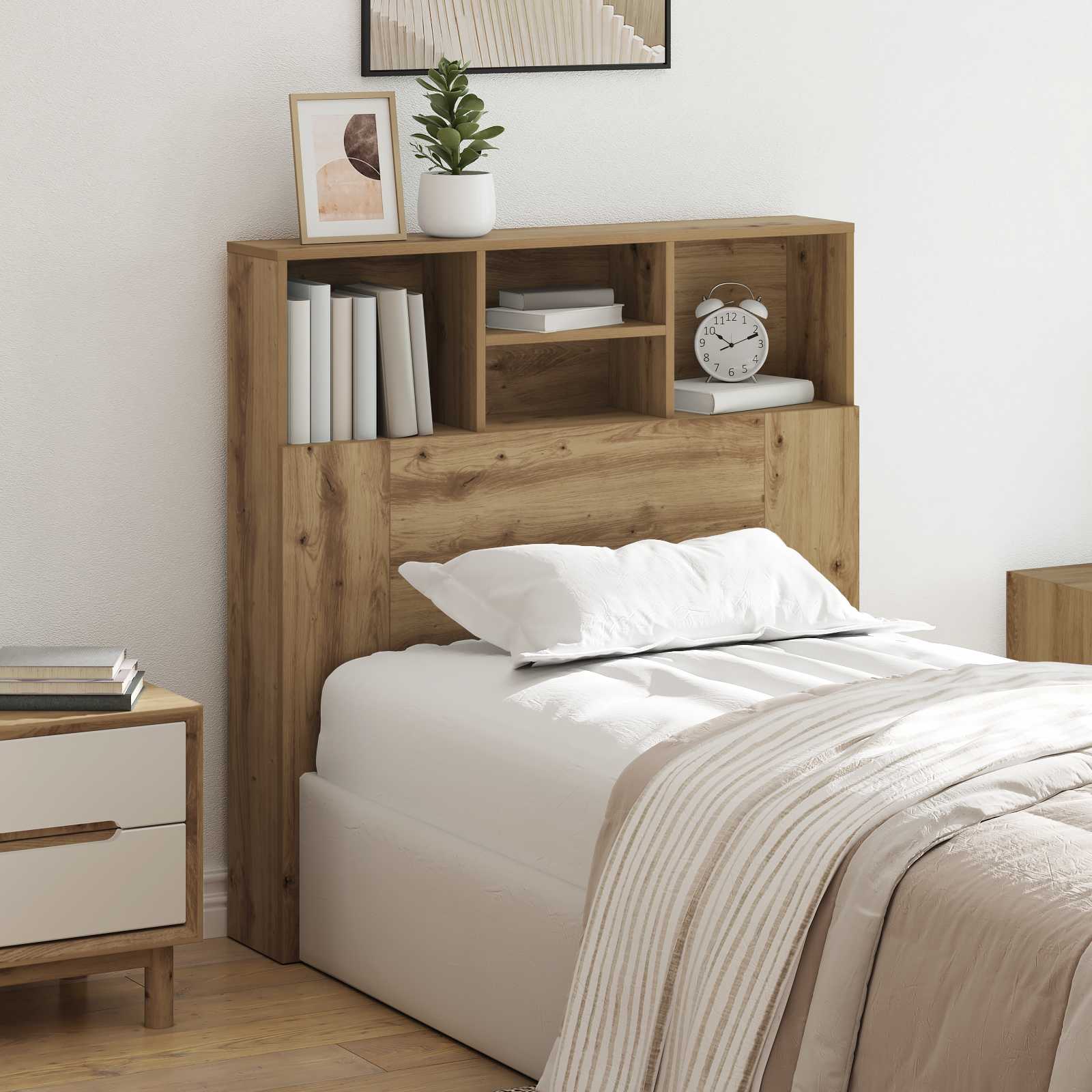 Kopfteil Schrank Artisan-Eiche Holzwerkstoff