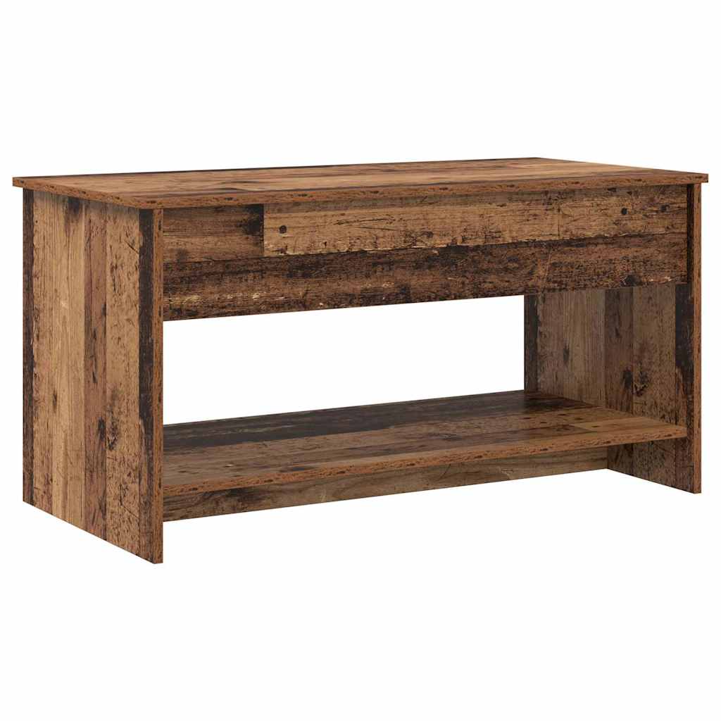 Couchtisch Altholz 102 x 50 x 52.5 cm Holzwerkstoff