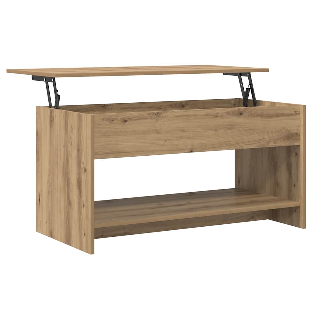 Couchtisch Artisan-Eiche 80 x 50,5 x 41,5 cm Holzwerkstoff