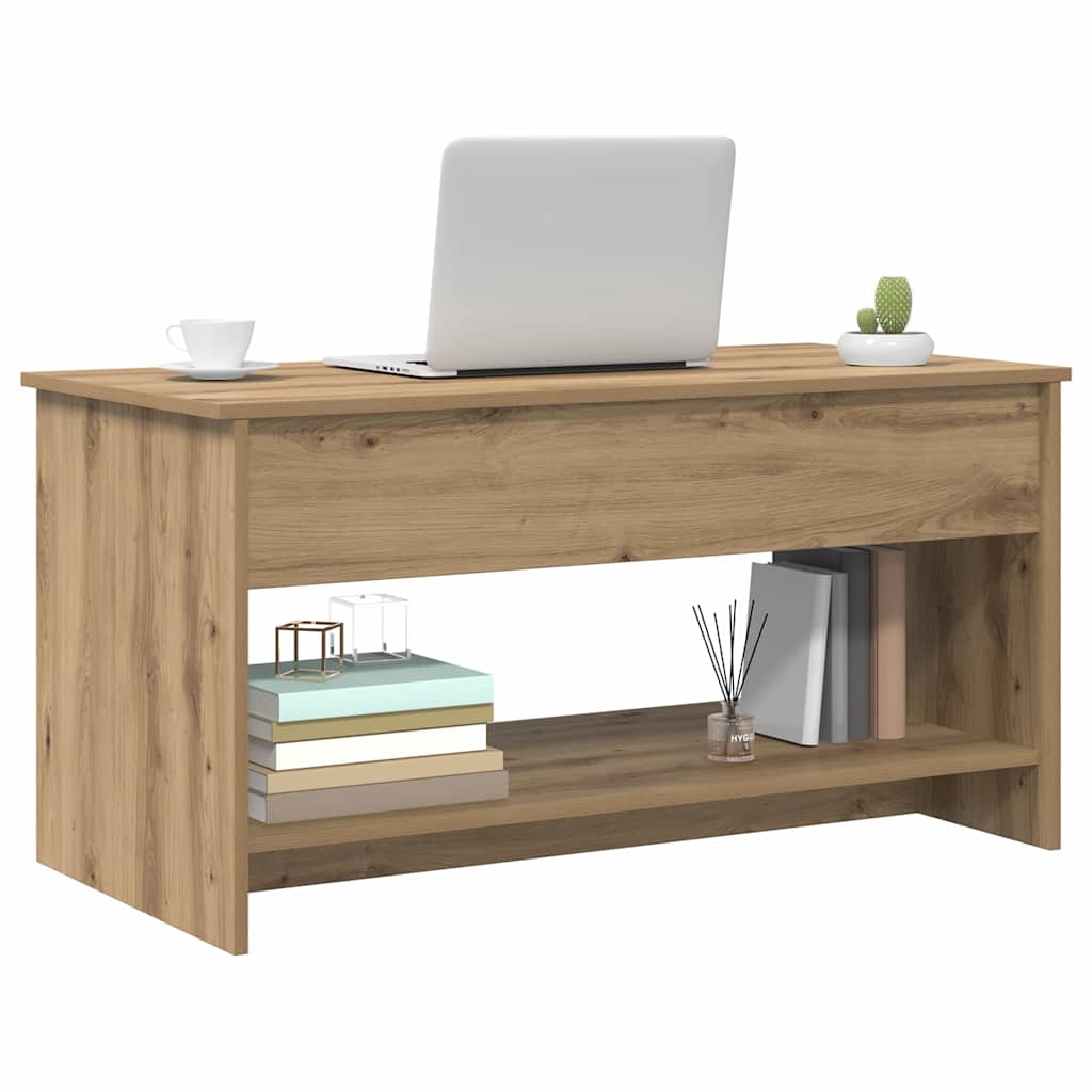 Couchtisch Artisan-Eiche 80 x 50,5 x 41,5 cm Holzwerkstoff