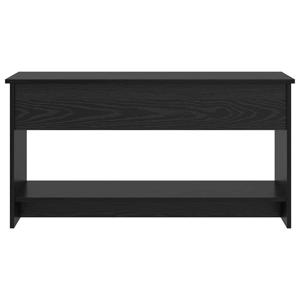 Couchtisch Schwarz Eichen-Optik 80 x 50.5 x 41.5 cm
