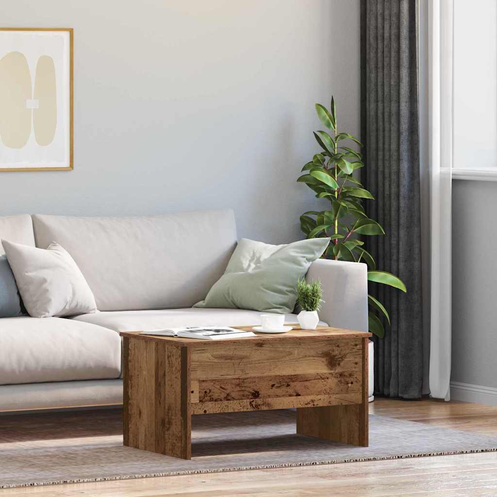 Couchtisch Altholz 80 x 50,5 x 42,5 cm Holzwerkstoff