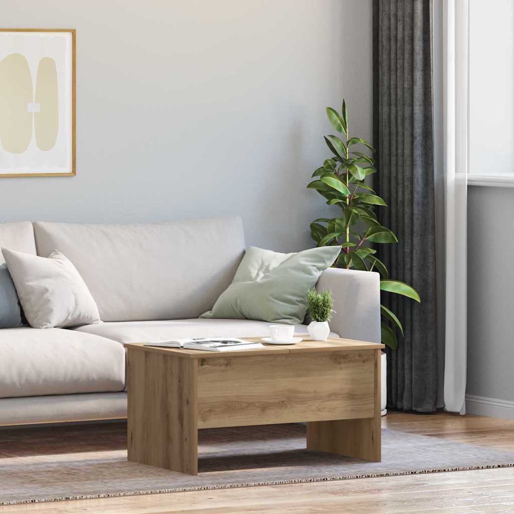 Couchtisch Artisan-Eiche 102 x 50,5 x 46,5 cm Holzwerkstoff
