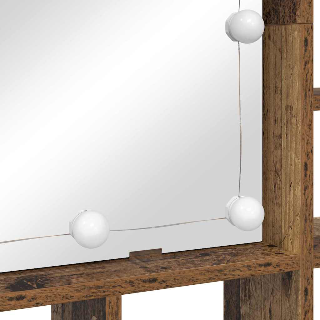 Spiegelschrank Altholz 91 x 15 x 76.5 cm Holzwerkstoff