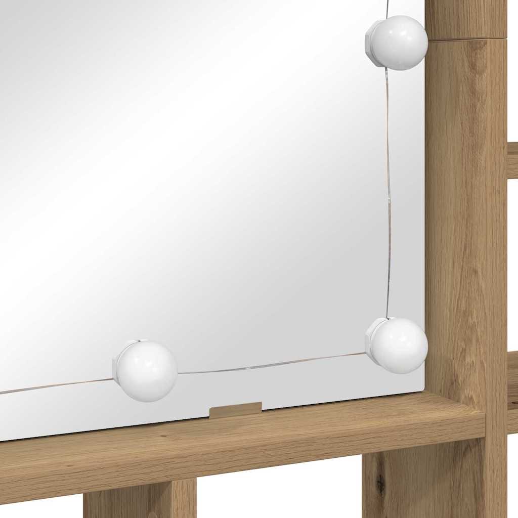 Spiegelschrank Artisan-Eiche 91 x 15 x 76.5 cm Holzwerkstoff