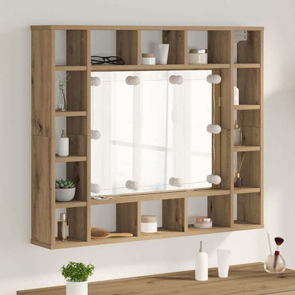 Spiegelschrank Artisan-Eiche 91 x 15 x 76,5 cm Holzwerkstoff