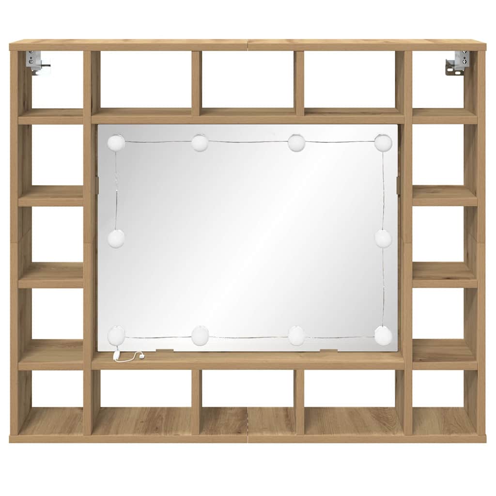 Spiegelschrank Artisan-Eiche 91 x 15 x 76.5 cm Holzwerkstoff