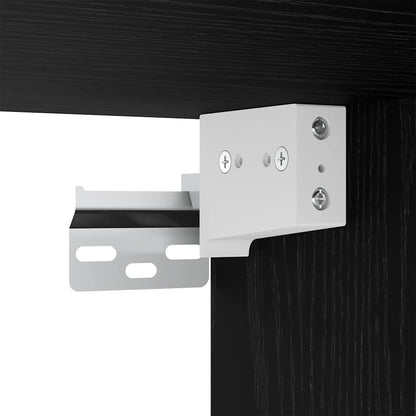 Spiegelschrank Schwarz Eichen-Optik 91 x 15 x 76,5 cm