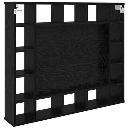Spiegelschrank Schwarz Eichen-Optik 91 x 15 x 76,5 cm