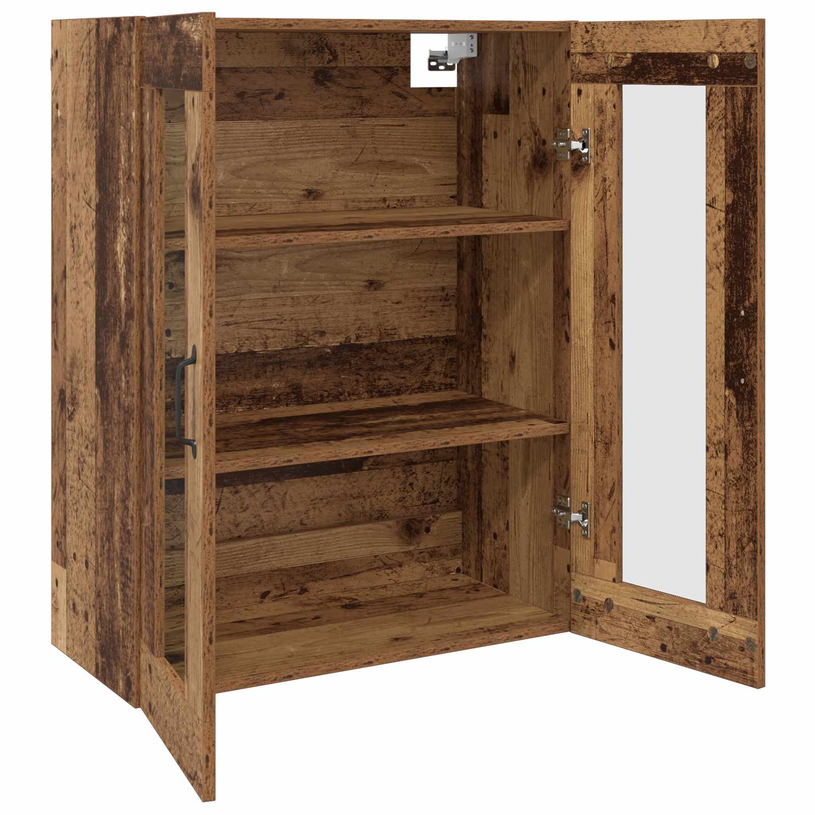 Aufbewahrungsschrank Wandmontiert Altholz 69,5 x 34 x 90 cm