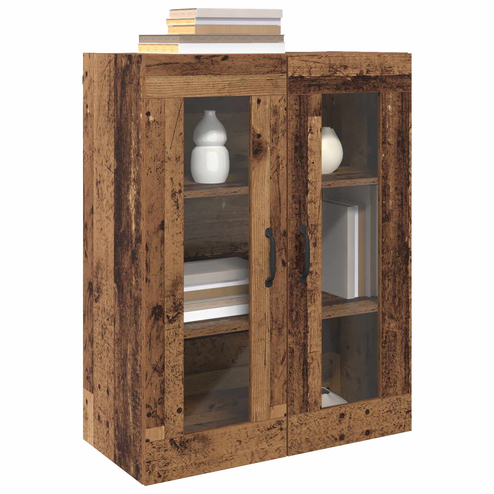 Aufbewahrungsschrank Wandmontiert Altholz 69,5 x 34 x 90 cm