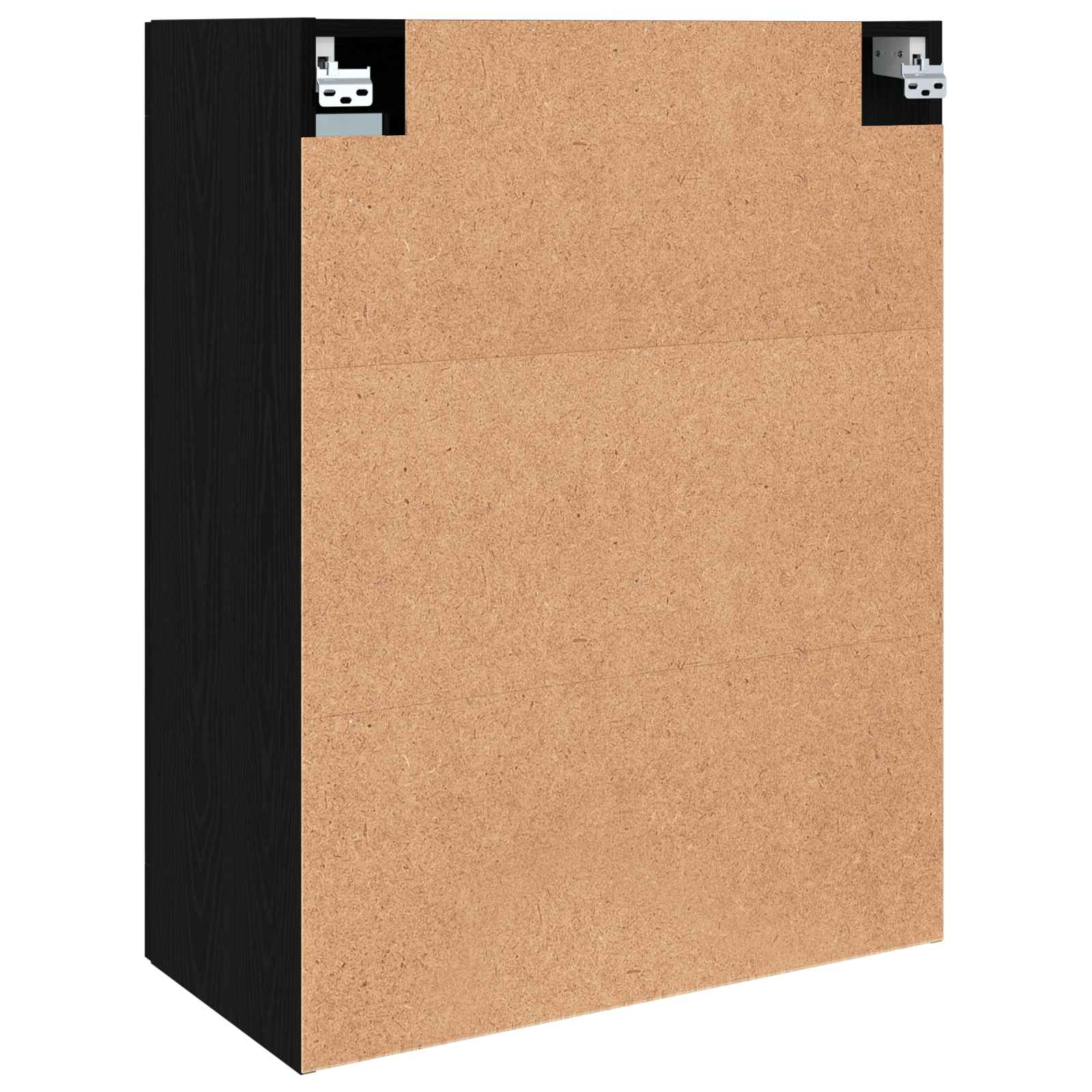 Aufbewahrungsschrank Schwarz Eichen-Optik 69,5 x 34 x 90 cm