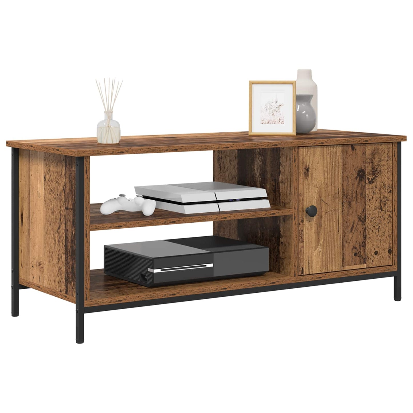 TV-Schränk 100 x 40 x 45 cm Altholz Holzwerkstoff