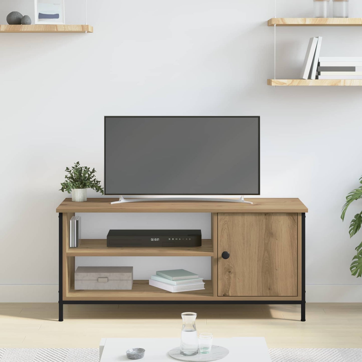 TV-Schränk 100 x 40 x 45 cm Artisan-Eiche Holzwerkstoff