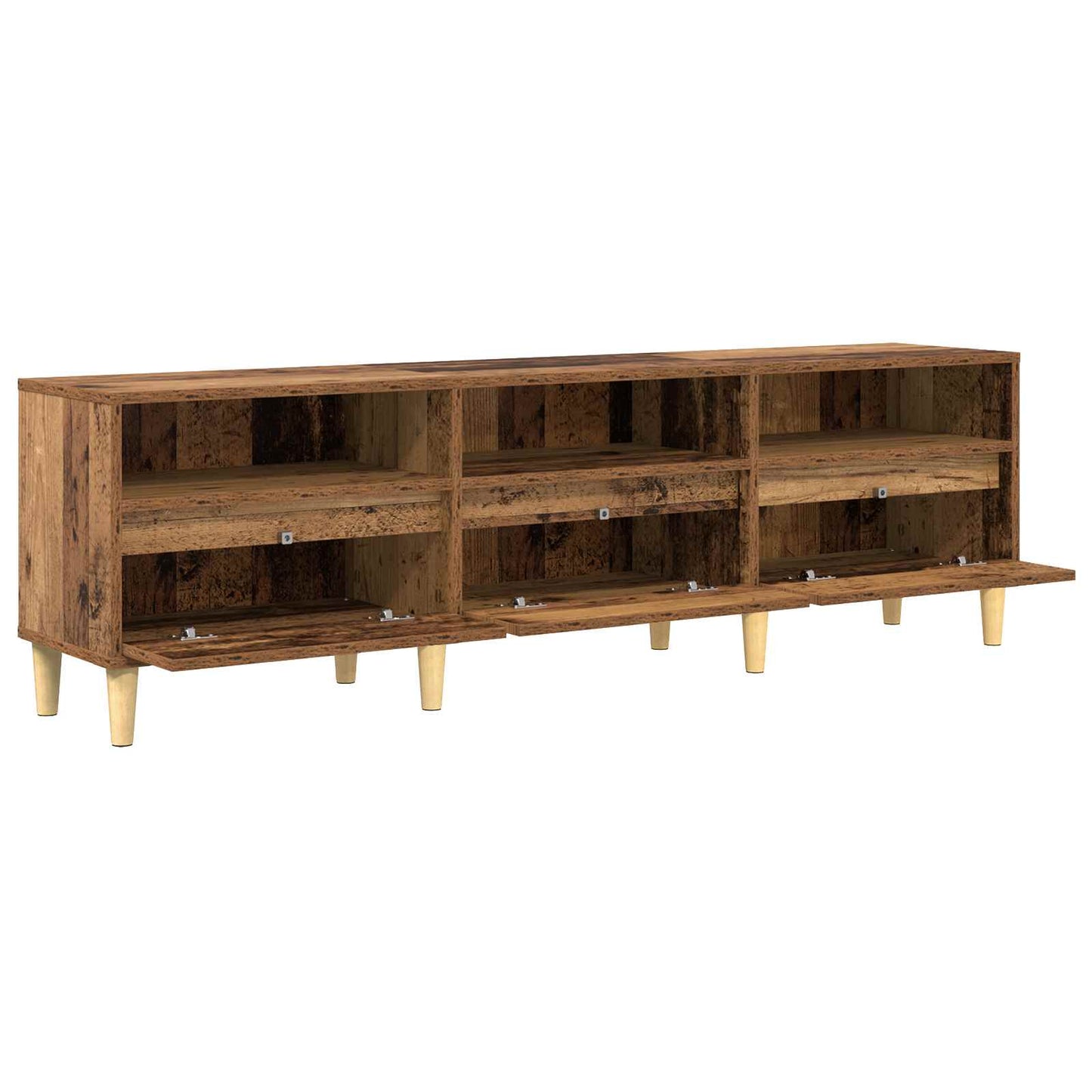 TV-Schränk 150 x 30 x 45 cm Altholz Holzwerkstoff