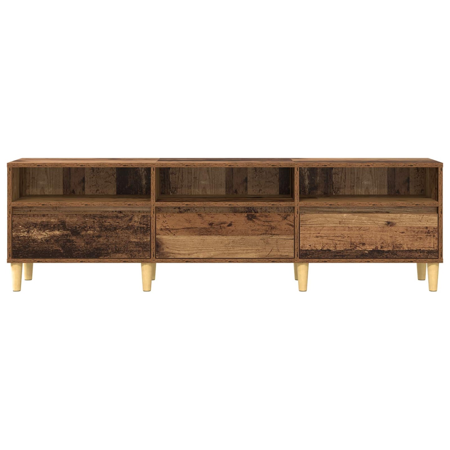 TV-Schränk 150 x 30 x 45 cm Altholz Holzwerkstoff