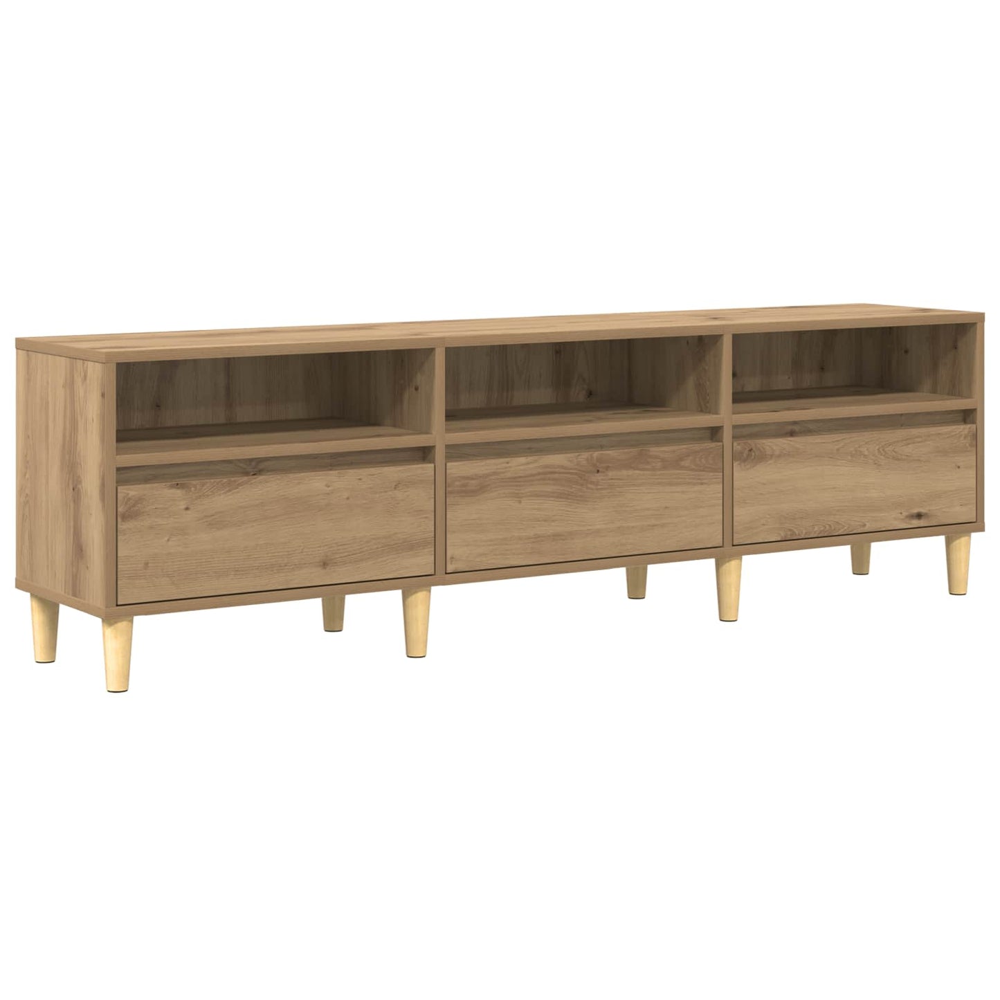 TV-Schränk 150 x 30 x 45 cm Artisan-Eiche Holzwerkstoff