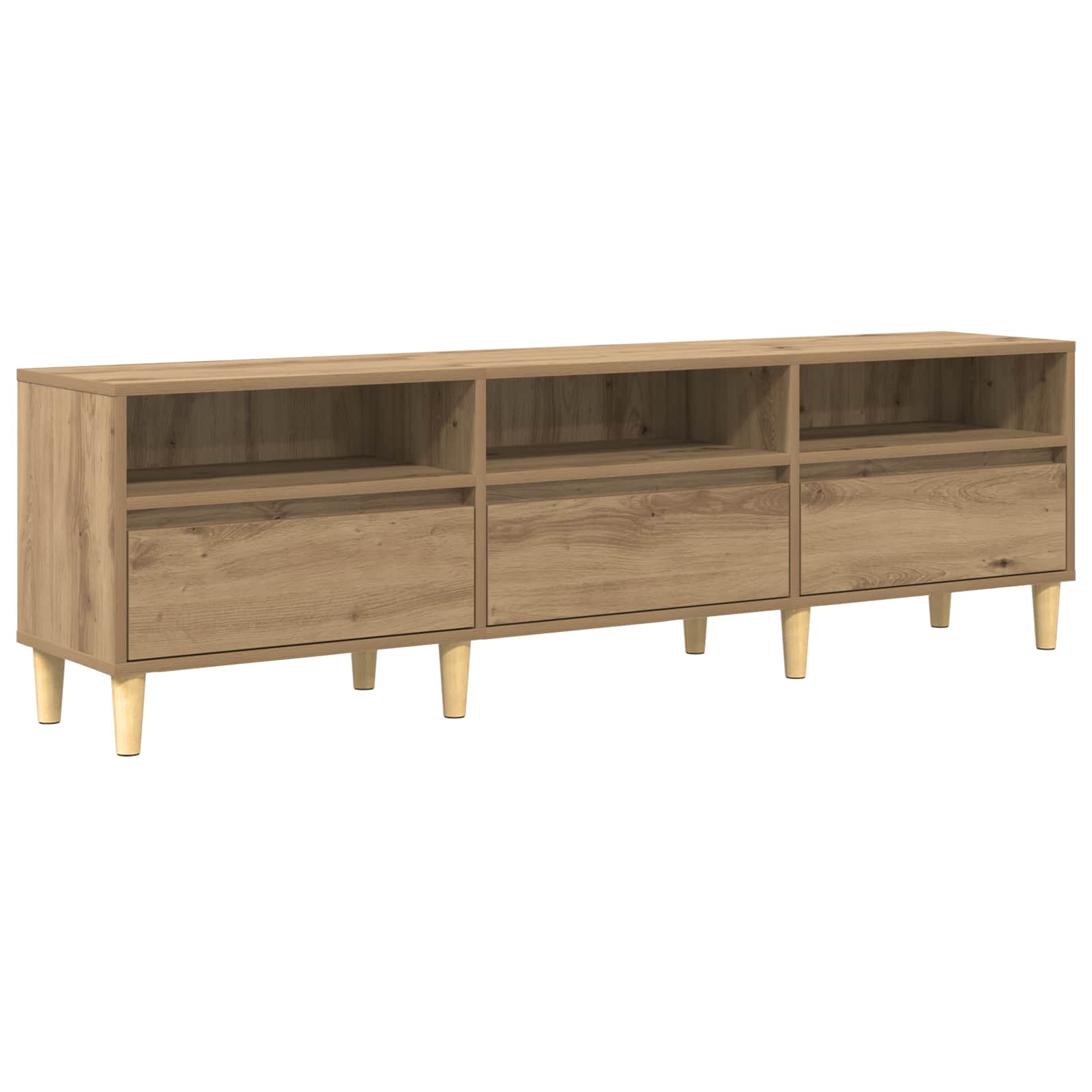 TV-Schränk 150 x 30 x 45 cm Artisan-Eiche Holzwerkstoff