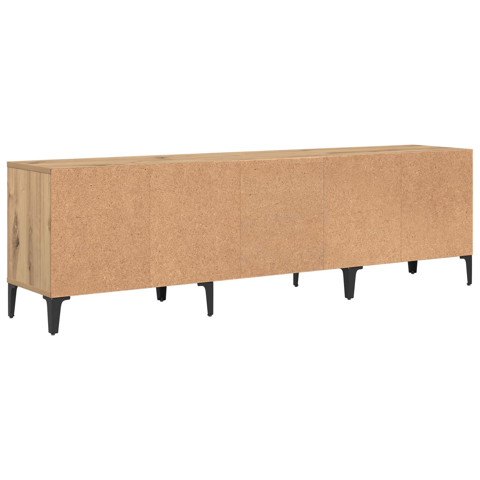 TV-Schränk 150 x 30 x 45 cm Artisan-Eiche Verbundholz und Eisen