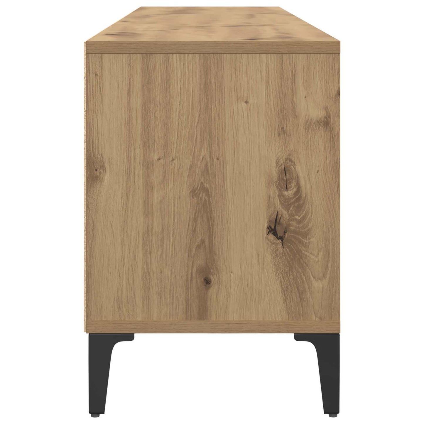 TV-Schränk 150 x 30 x 45 cm Artisan-Eiche Verbundholz und Eisen