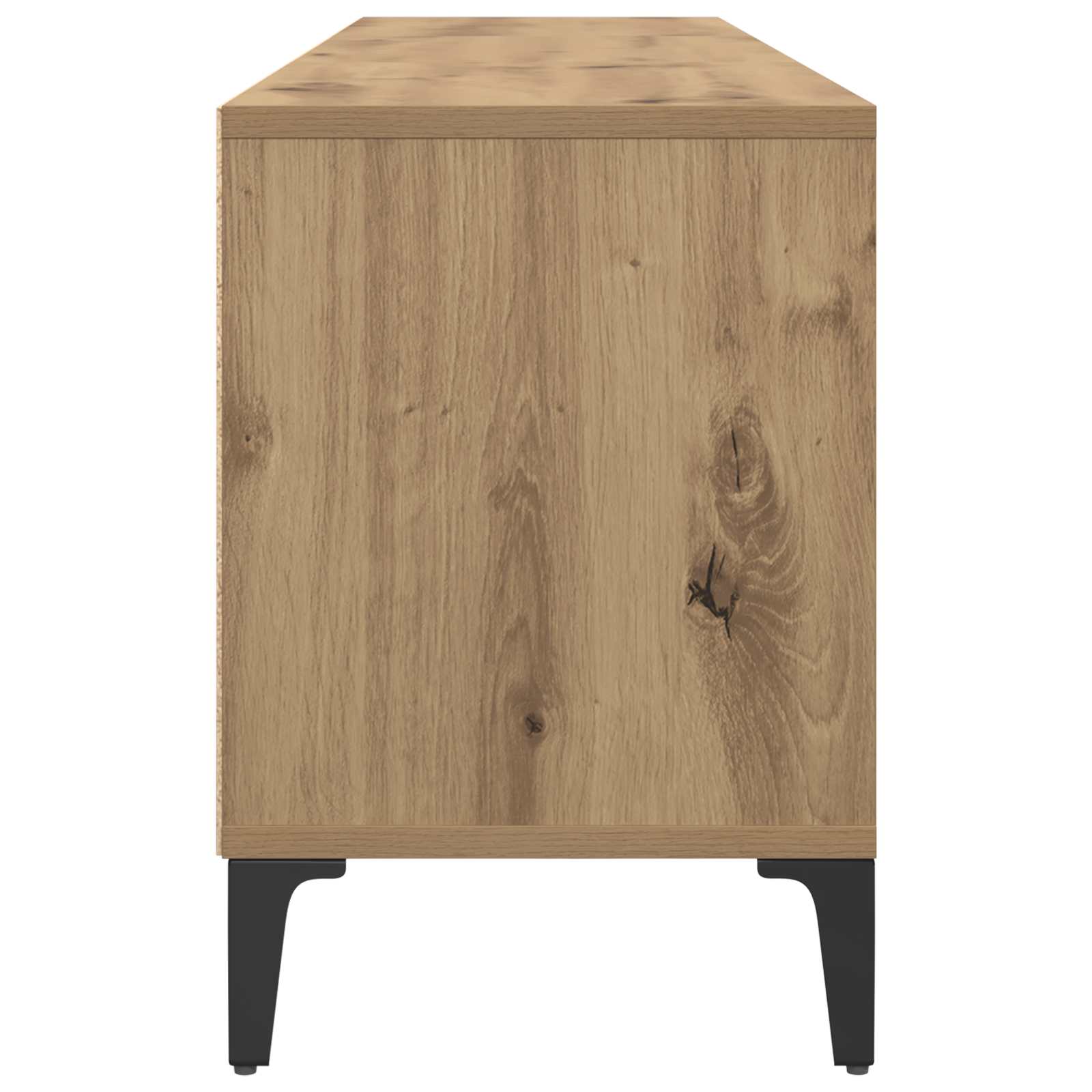 TV-Schränk 150 x 30 x 45 cm Artisan-Eiche Verbundholz und Eisen